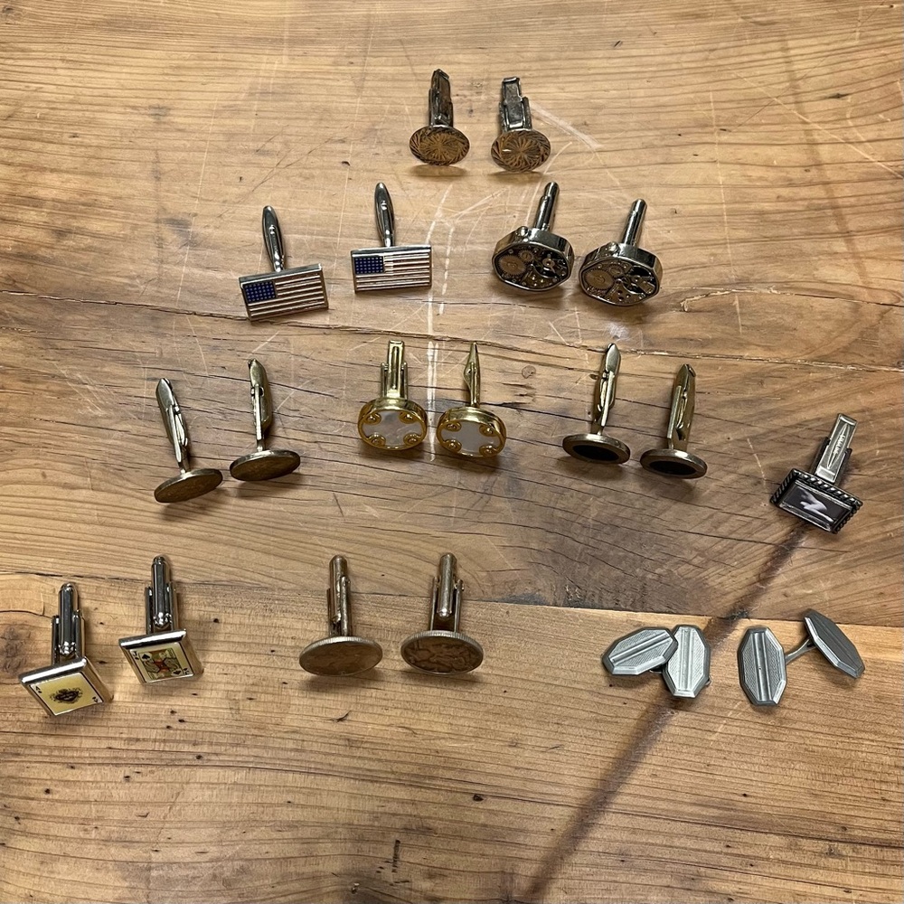 Lot of Nine Men’s Cufflinks
